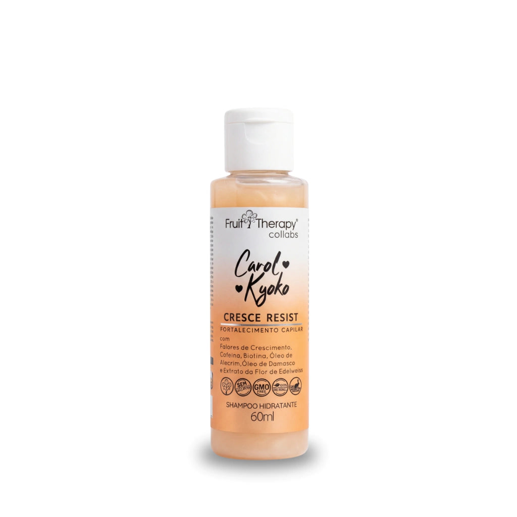 Mini Shampoo Hidratante Cresce Resist Carol Kyoko + Left Cosméticos