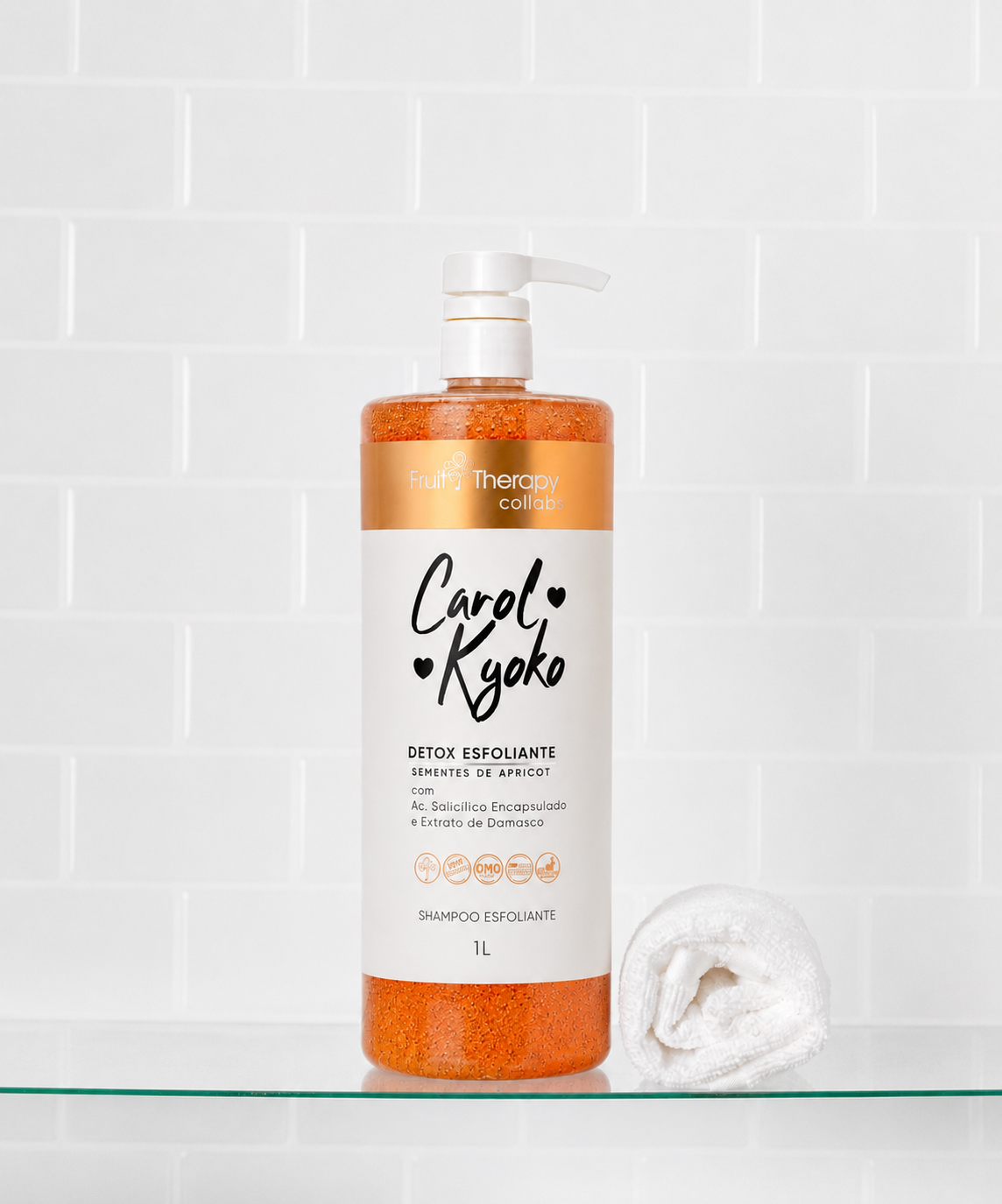 1 Litro Shampoo Detox Esfoliante - Carol kyoko + Left Cosméticos