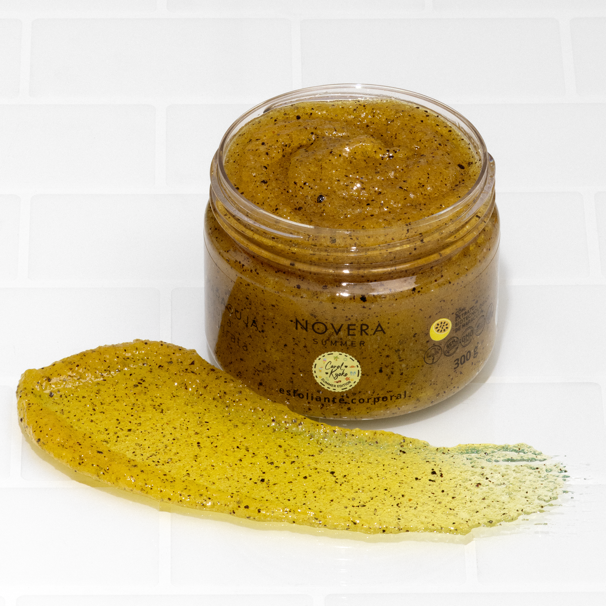 Esfoliante Corporal Maracujá Novera Summer 300g Carol Kyoko + Left Cosméticos