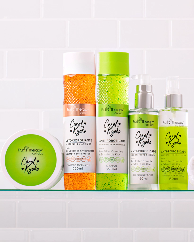 Kit Anti-Porosidade com 5 itens Carol Kyoko + Left Cosméticos
