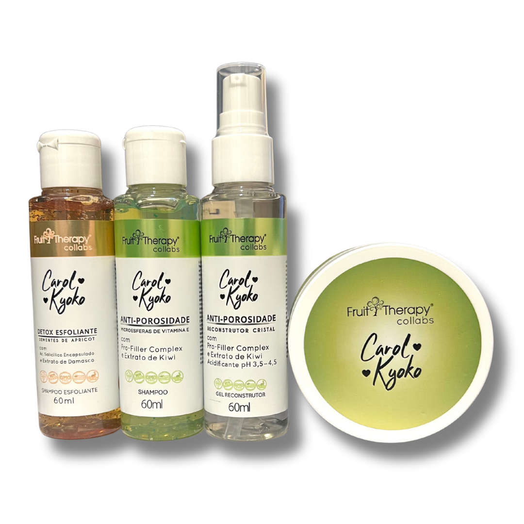 Mini Kit Anti-Porosidade com 4 itens Carol Kyoko + Left Cosméticos